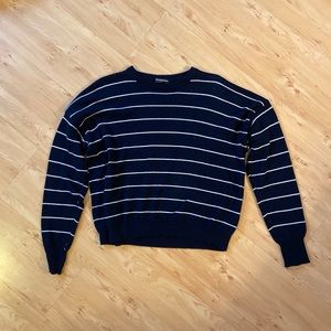 Brandy Melville blue striped sweater!